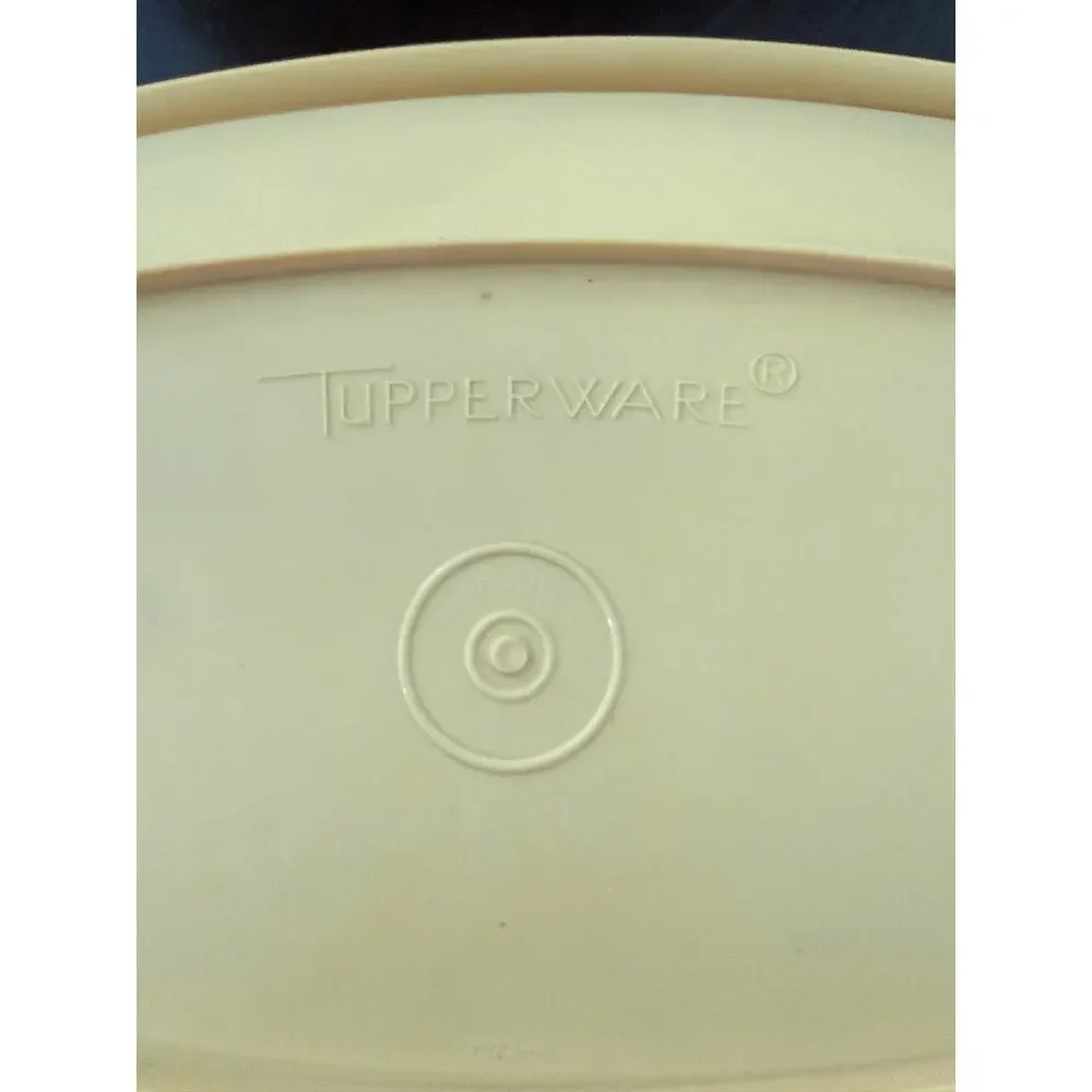 Vintage 1970s Tupperware Meals in Minutes Steamer 1273 Harvest Gold 3 Pc